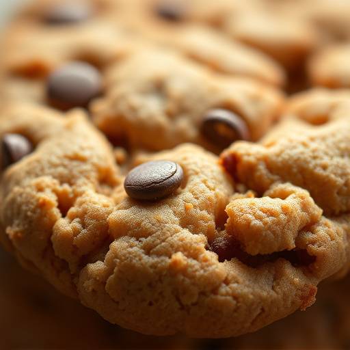 Gedetailleerde weergave van een cookie