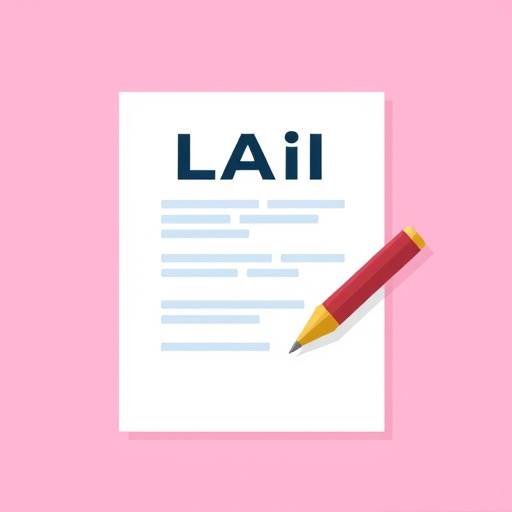 Icoon van een juridisch document met een pen